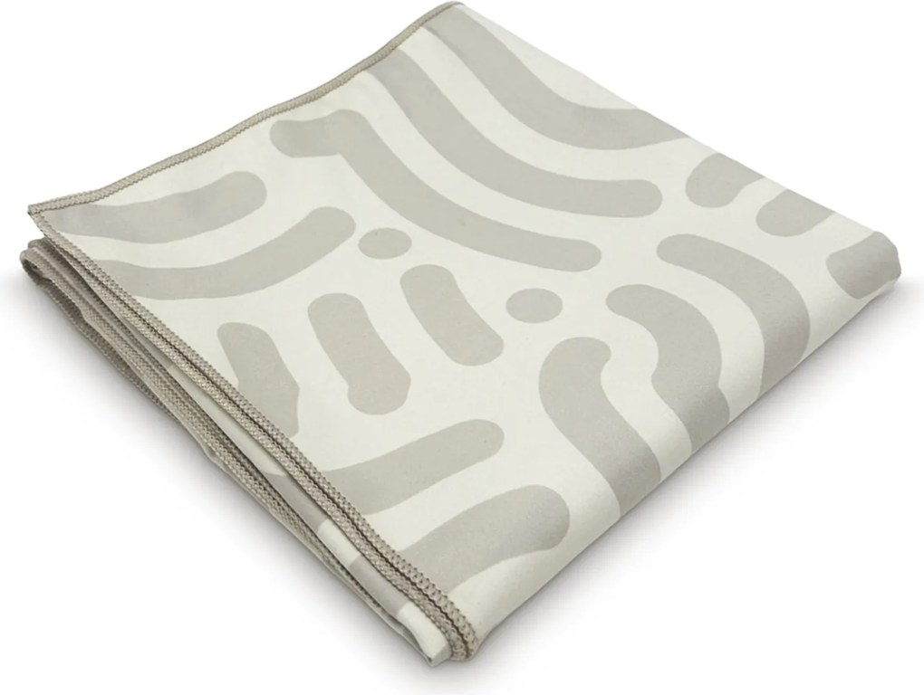 SZYBKOSCHNĄCY RĘCZNIK Z MIKROFIBRY BEŻOWY 70X140 70x140 cm