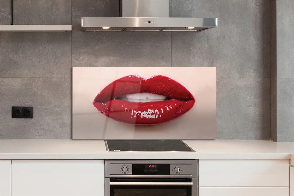 Panel nad Blat Kuchenny Soczyste Czerwone Usta