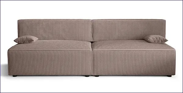 Beżowa rozkładana sofa - Lider 3X