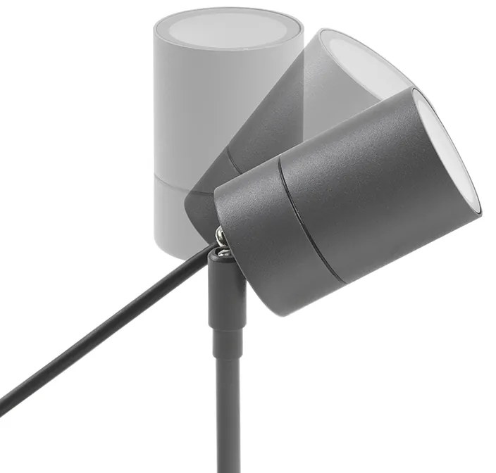 Zewnetrzna Inteligentny Nowoczesny reflektor na szpikulec antracyt IP44 z WiFi GU10 - Solo Nowoczesny Oswietlenie zewnetrzne