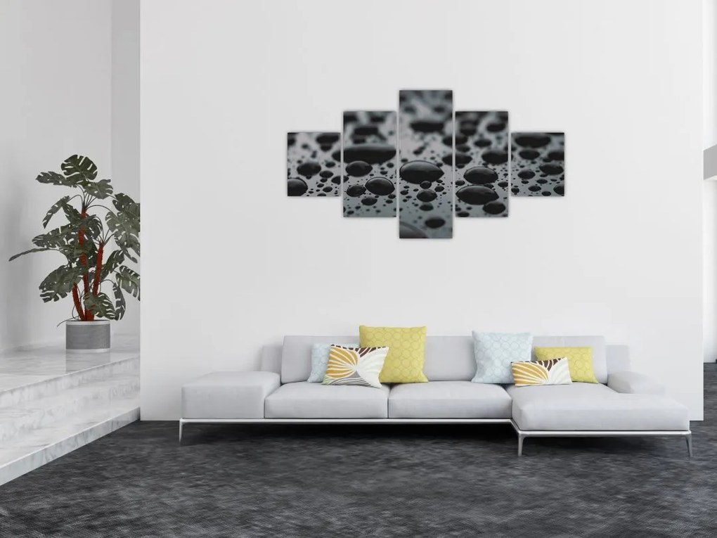 Obraz kropli wody (125x70 cm)