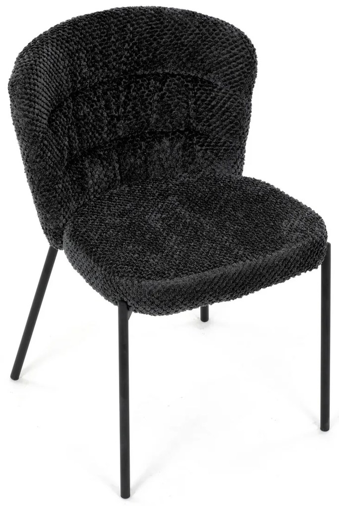 Zestaw krzeseł do jadalni Bouclé CT-W1077 GREY2, 4szt.