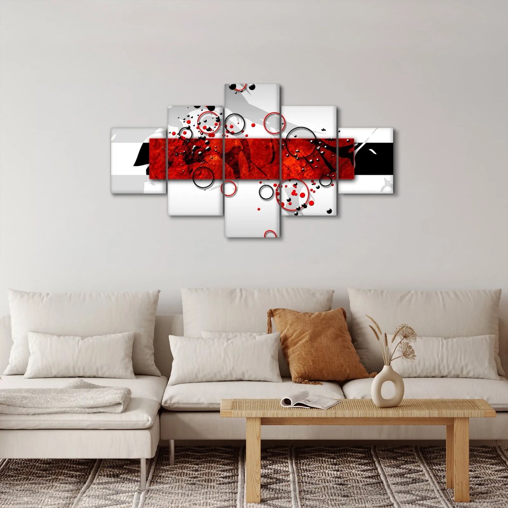 Obraz abstrakcji (125x70 cm)
