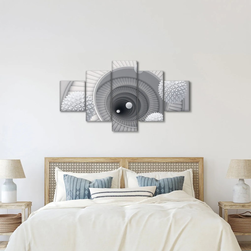 Obraz abstrakcji 3D (125x70 cm)