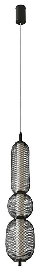 Lampa wisząca LED na przewodzie PUMA LED/15W/230V Ø 14 cm czarna