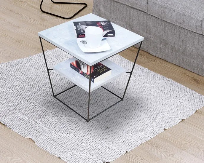 Nowoczesny stolik kawowy beton - Celia 4X