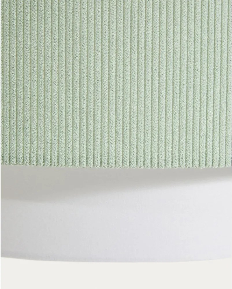 Biały/turkusowy żyrandol dziecięcy z tekstylnym kloszem Bianella – Kave Home