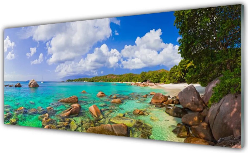 Panel Szklany Wybrzeże u Progu Lata