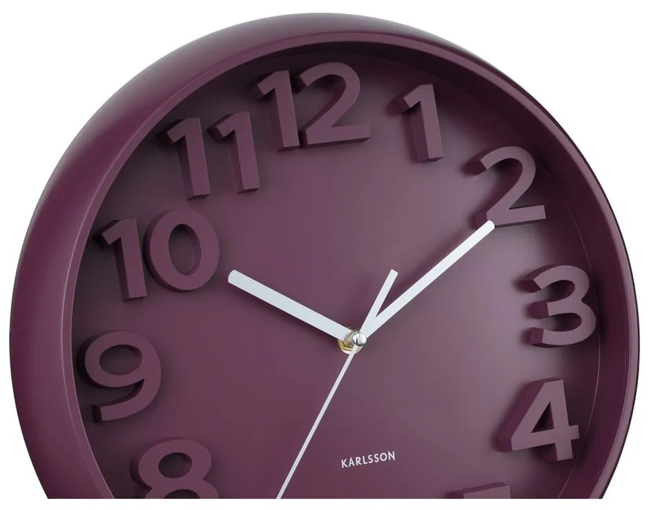 Zegar ścienny ø 33,5 cm Elevated Classic Numbers – Karlsson