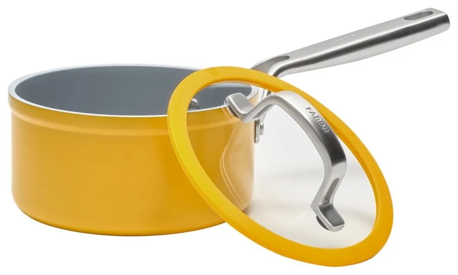 Garnek aluminiowy z pokrywką/z nieprzywierającą powierzchnią odpowiedni na indukcję 1,3 l Meda 3.0 – FABINI
