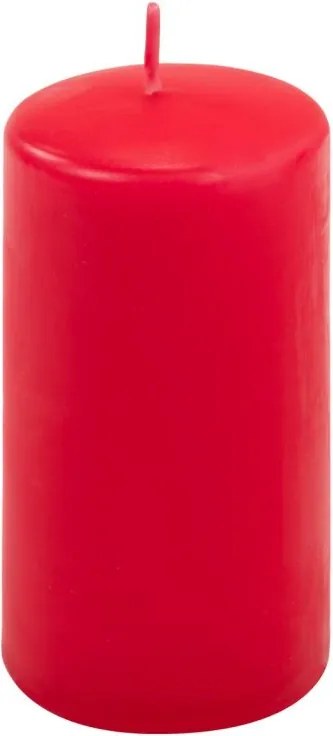 Zestaw świec filarowych, 11,5 cm, Ø 6 cm, czerwone, 12 szt.