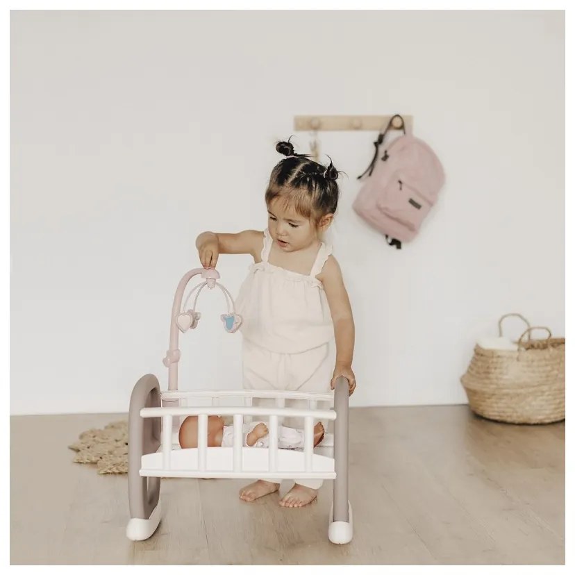 Smoby baby nurse kołyska z karuzelką dla lalki
