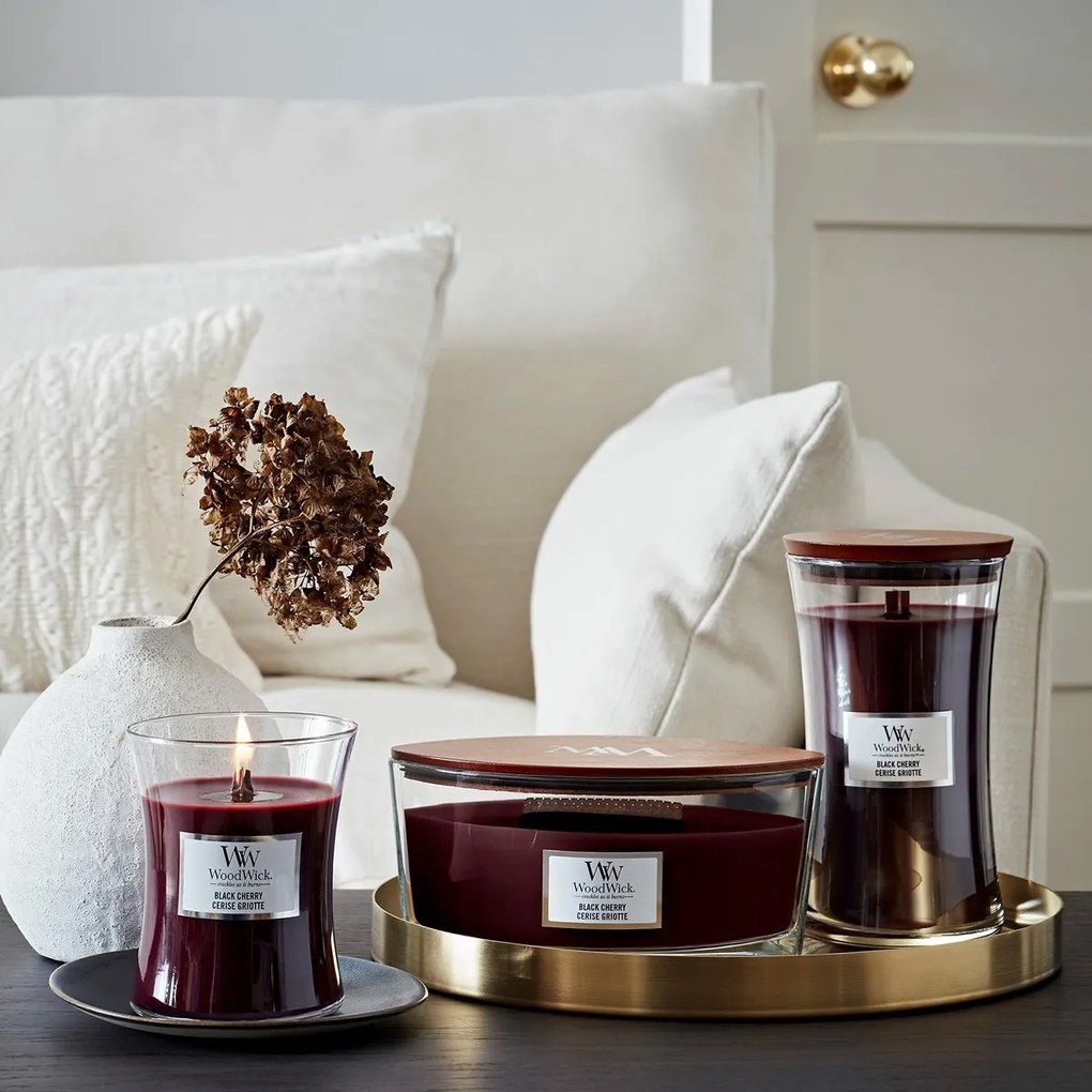 WoodWick Świeca zapachowa Black Cherry, 453 g