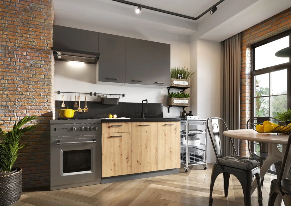 Front do zabudowy zmywarki 45 CLARA PZ dąb STOLKAR