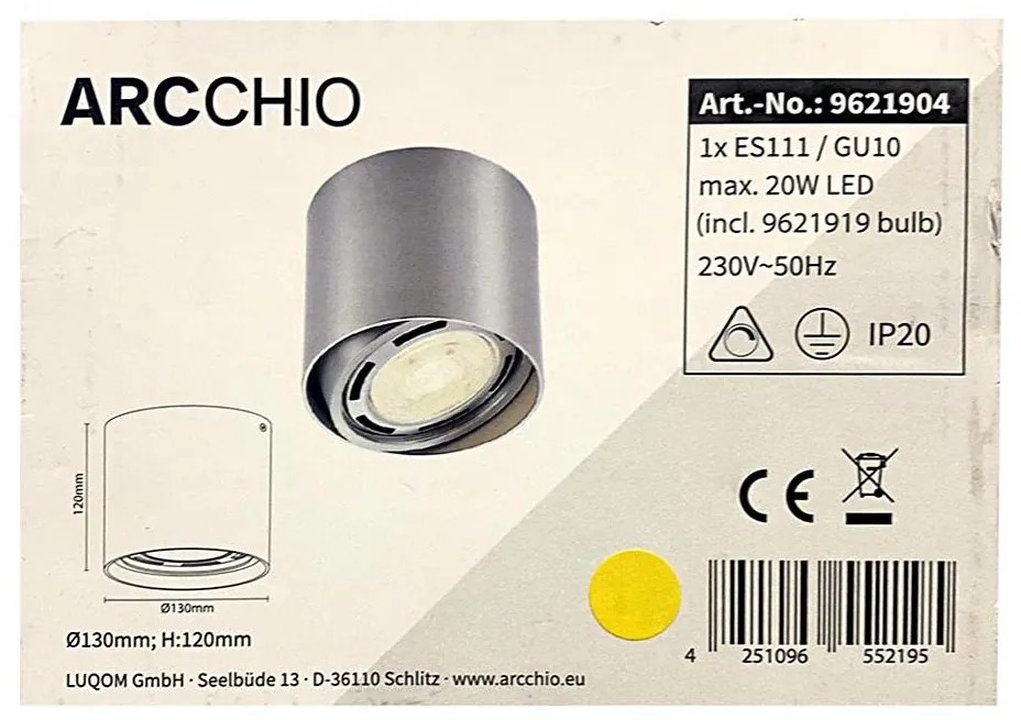 Arcchio - LED Oświetlenie punktowe ROSALIE 1xGU10/ES111/11,5W/230V