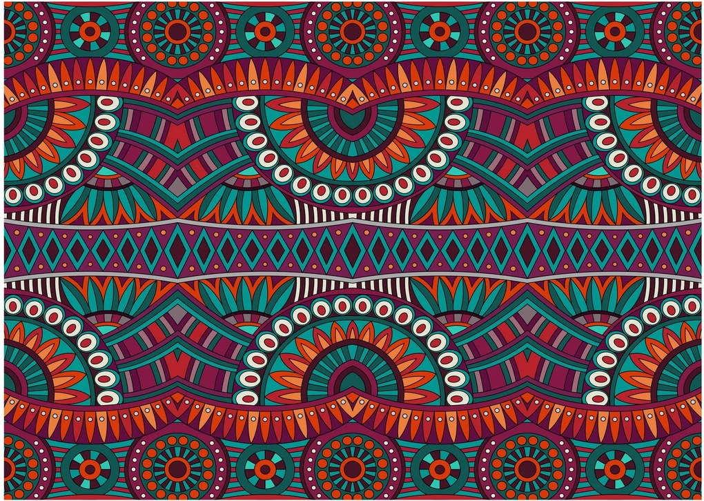 Obraz na szkle abstrakcji ozdobnej (70x50 cm)