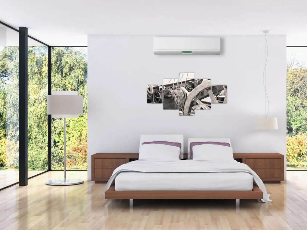 Obraz - Ster do żaglówki (125x70 cm)