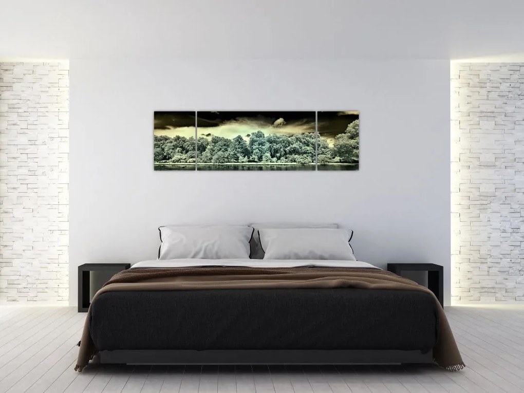 Obraz akwenu wodnego (170x50 cm)
