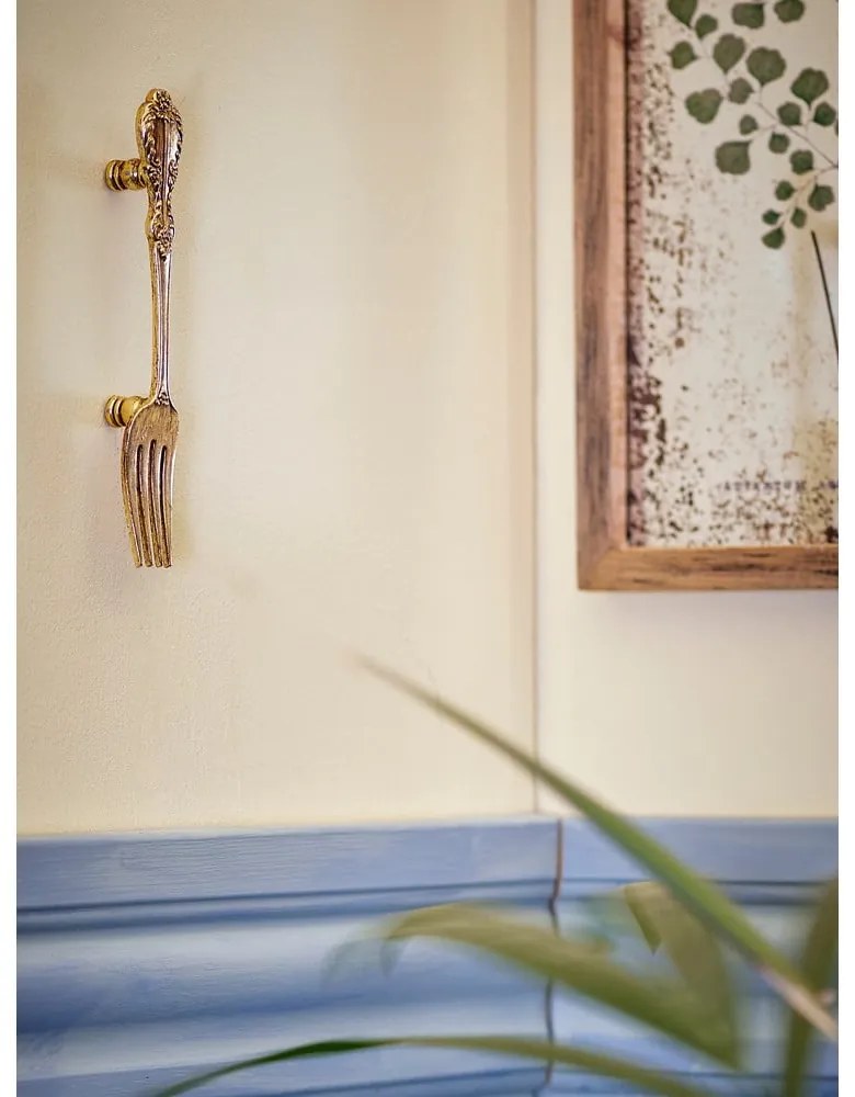 Metalowy haczyk ścienny w kolorze złota Cella – Bloomingville