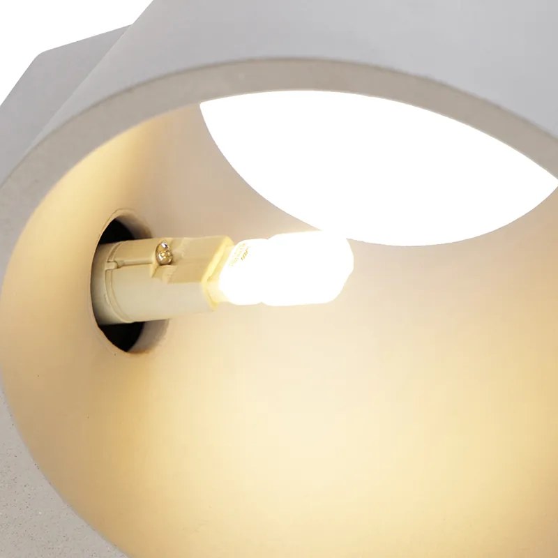 Industrialna lampa ścienna betonowa - CupPrzemysłowy Oswietlenie wewnetrzne