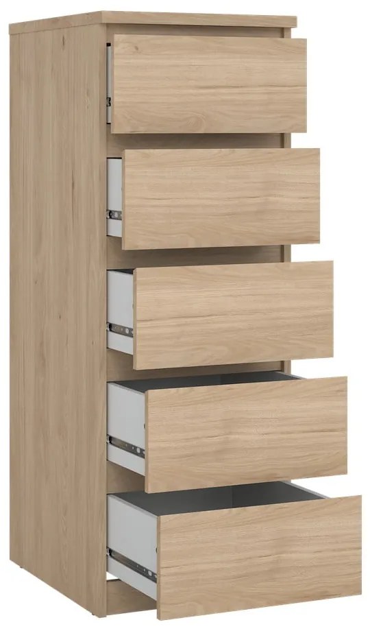 Komoda w dekorze dębu w naturalnym kolorze 40x111x50 cm Naia – Tvilum