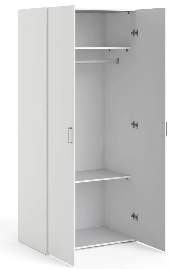 Biała szafa 78x175 cm Space – Tvilum