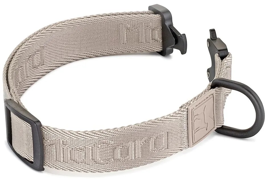 Beżowa obroża w rozmiarze L/XL długość 40 cm Modena Greige L/XL – MiaCara