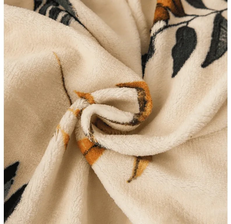 PrzytulneMieszkanie.pl PrzytulneMieszkanie.pl Pościel z mikropluszu AUTUMNA kremowa Rozmiar pościeli: 70 x 90 cm | 140 x 220 cm