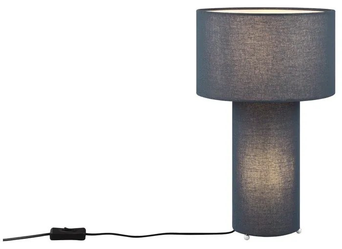 Ciemnoniebieska lampa stołowa (wys. 40 cm) Bale – Trio