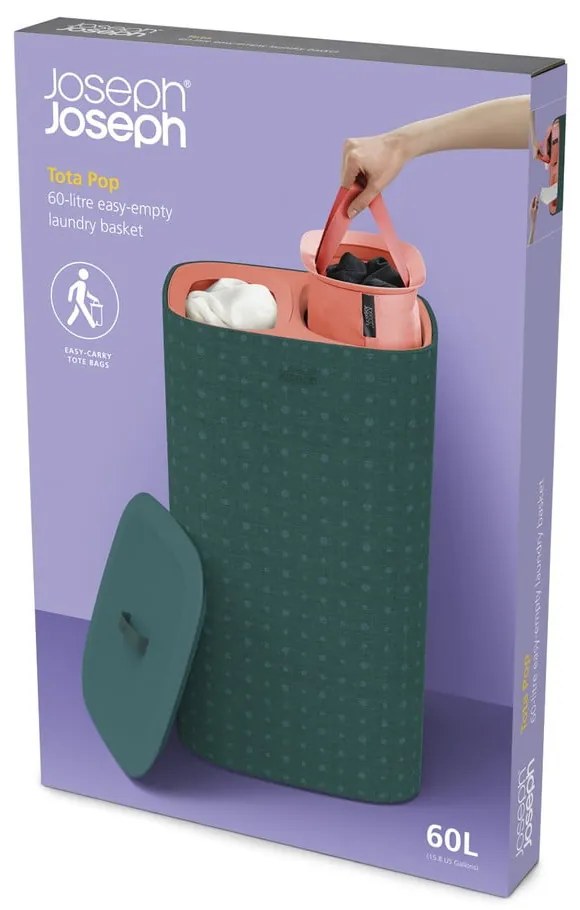 Tekstylny kosz na pranie 30 l Tota Pop – Joseph Joseph