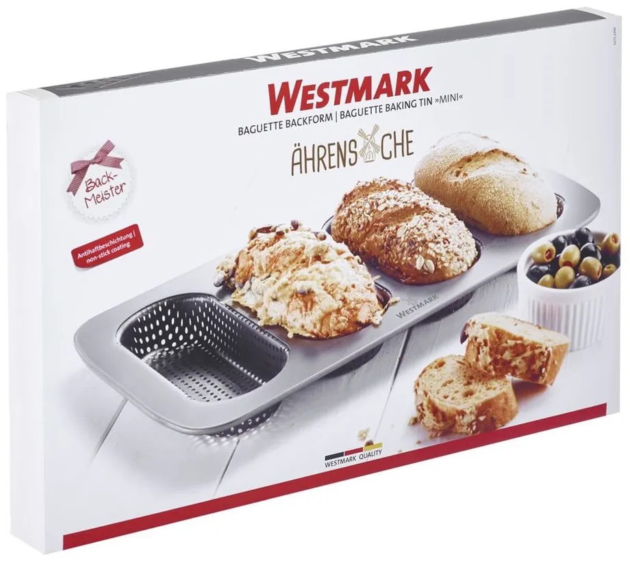 Stalowa forma do pieczenia bagietek Mini – Westmark