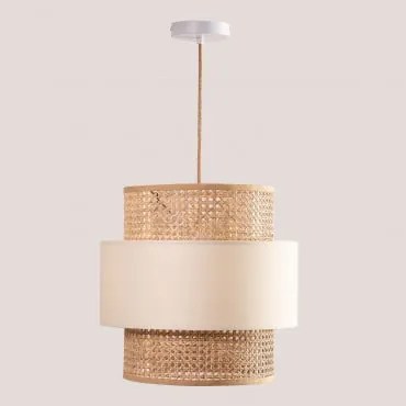 Rattanowa Lampa Sufitowa Satu Nature - Sklum