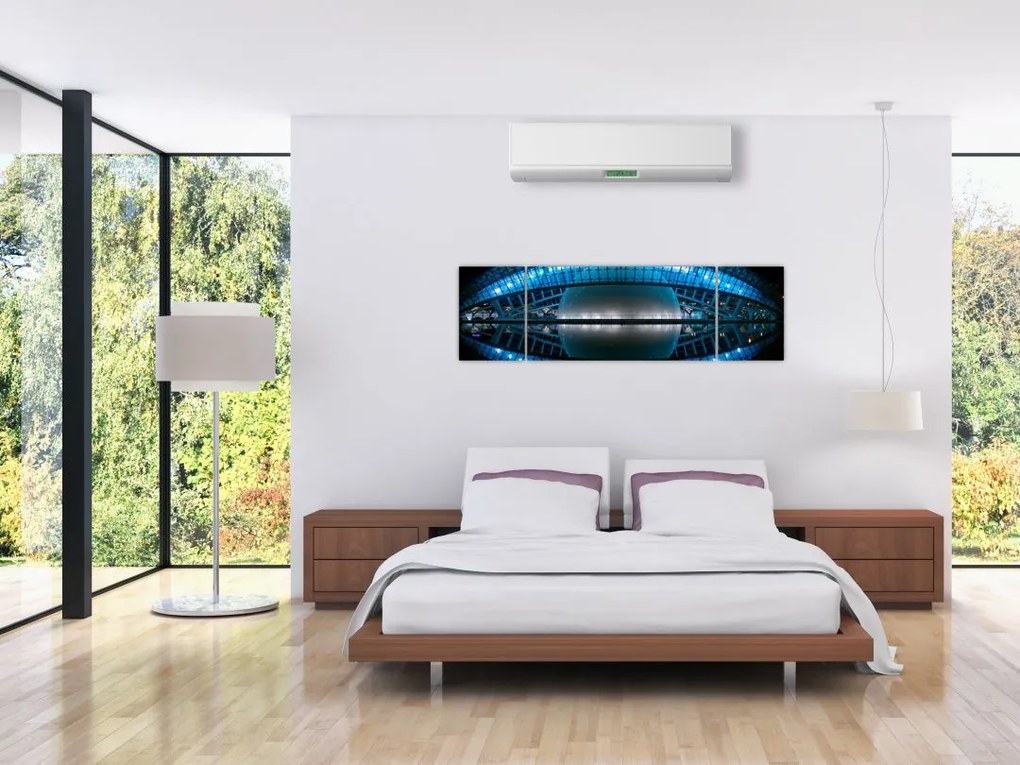 Obraz stadionu piłkarskiego (170x50 cm)