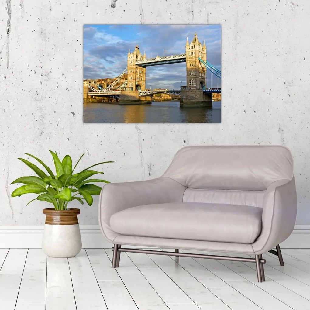 Obraz na szkle - Tower Bridge (70x50 cm)