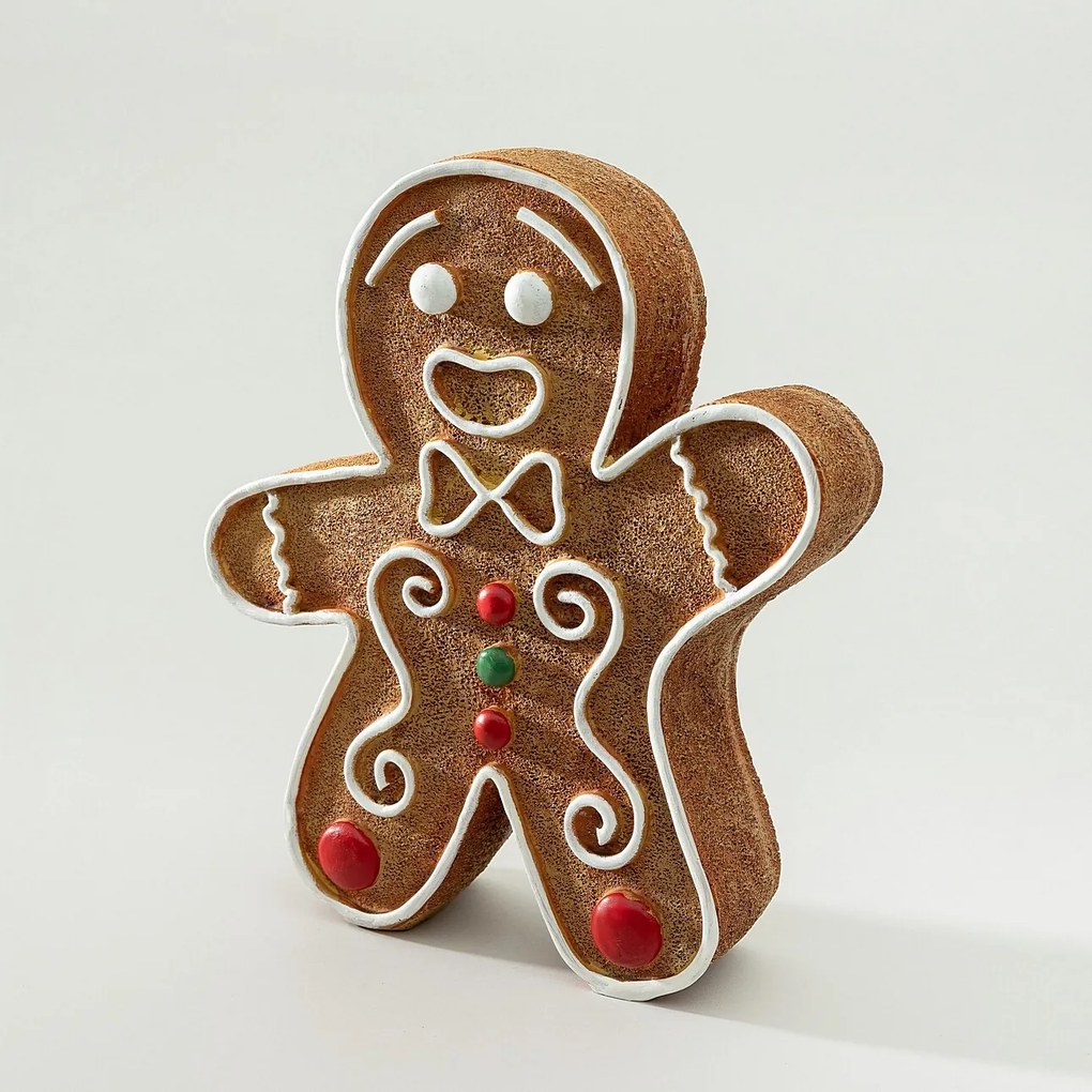 Figurka dekoracyjna Gingerbread Man II 25x7x30 cm