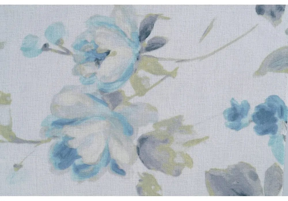 Biało-niebieska firanka 300x260 cm Elsa – Mendola Fabrics