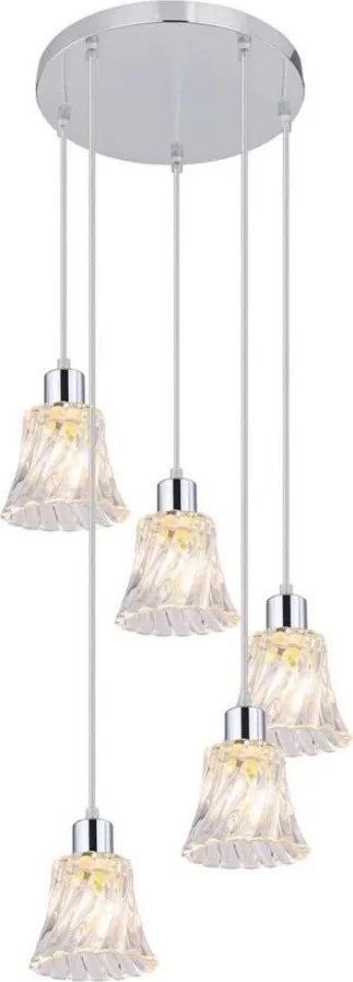 Rabalux - Żyrandol na lince 5xE14/40W/230V