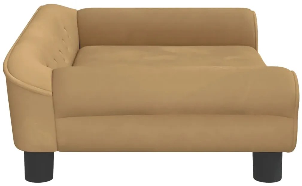 Brązowa kanapa dla chłopca na nóżkach N0-C43