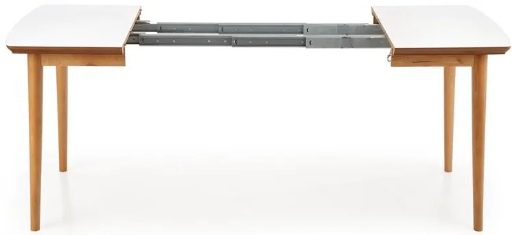 Rozkładany stół jadalniany NARPES w dekorze dąb lefkas 90(190)x80x75 cm