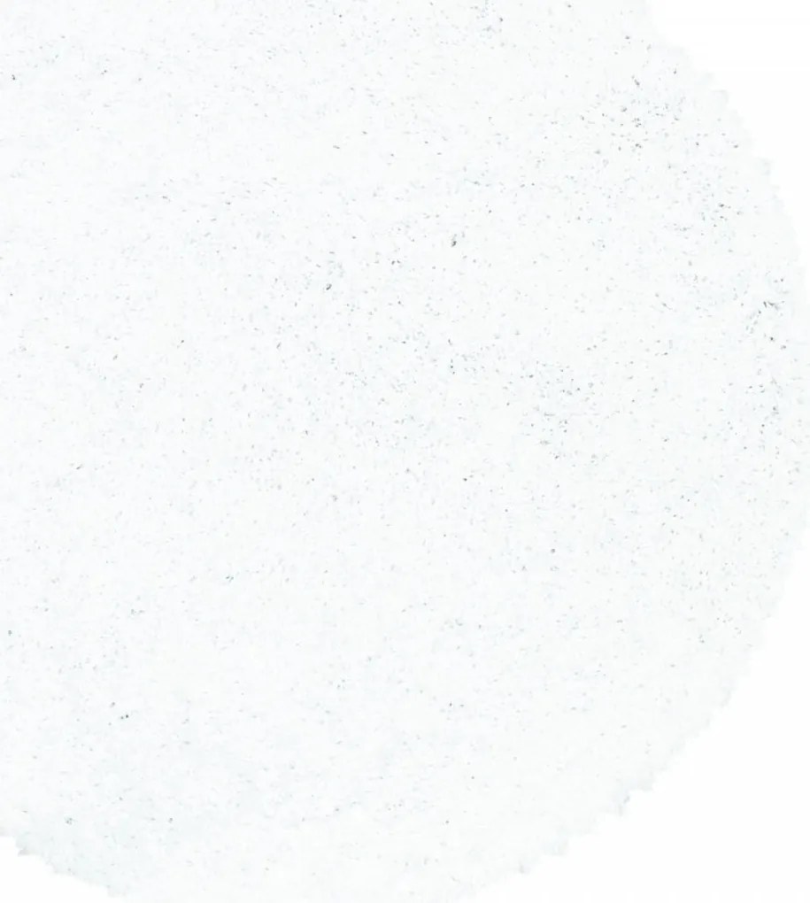 Dywan shaggy Sydney biały 80 cm x 80 cm    koło