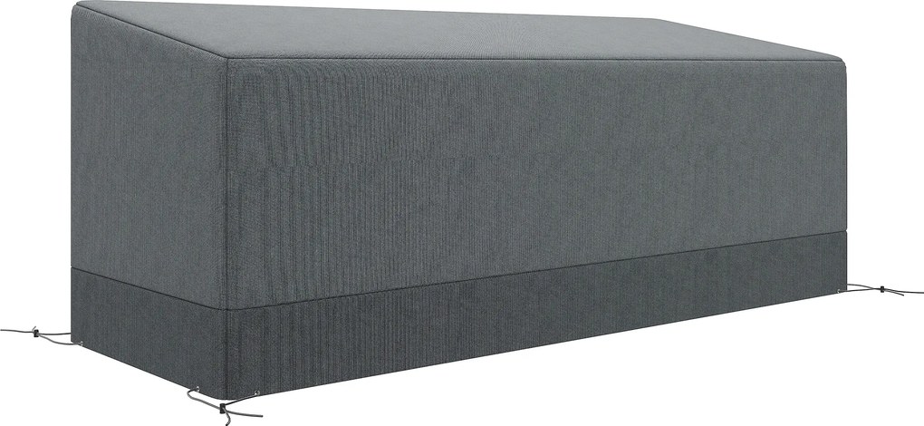 Outsunny Pokrowiec na meble ogrodowe, mrozoodporny, wodoodporny, ochrona UV, tkanina Oxford 600D 190,5 x 72 x 76cm Jasnoszary | Aosom PL