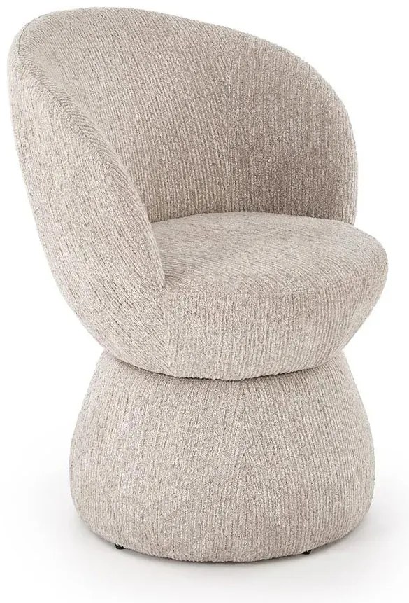 Nowoczesne beżowe krzesło obrotowe P3-K57