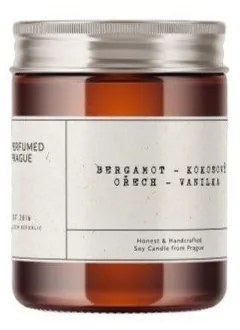 Zapachowa sojowa świeca czas palenia 40 h #32 Bergamot, Coconut, Vanilla – Perfumed Prague