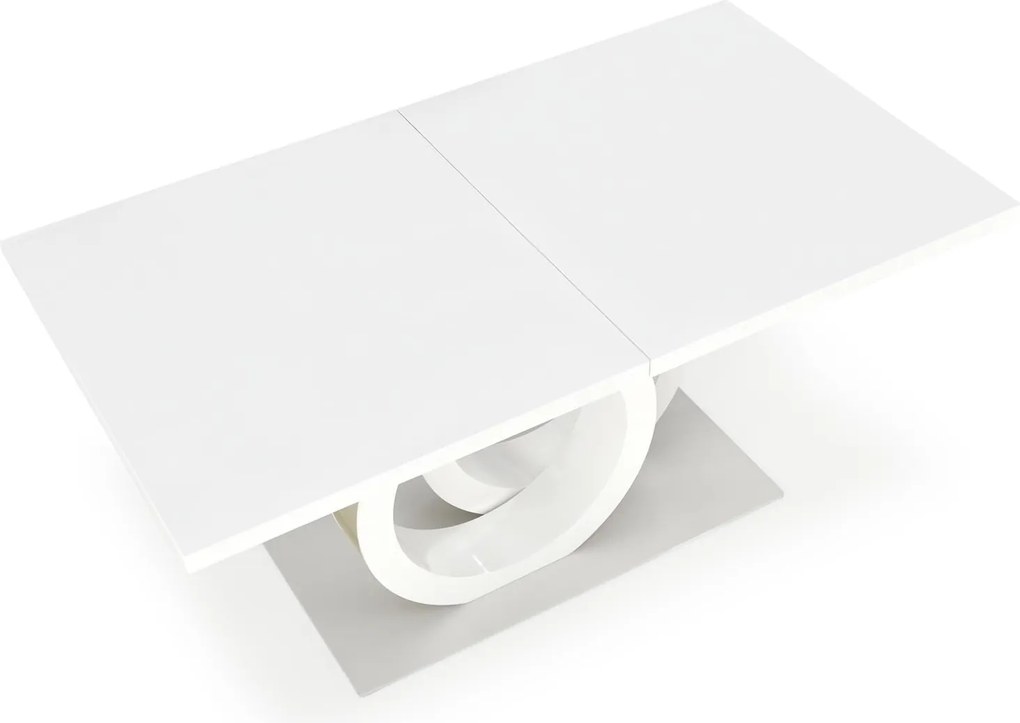 Lakierowany biały stół rozkładany Galardo