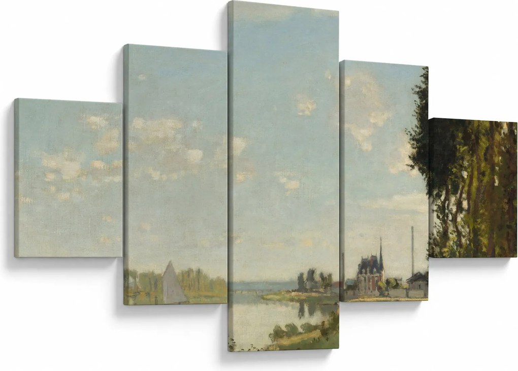 Obraz - Claude Monet, Argenteuil, reprodukcje (125x70 cm)