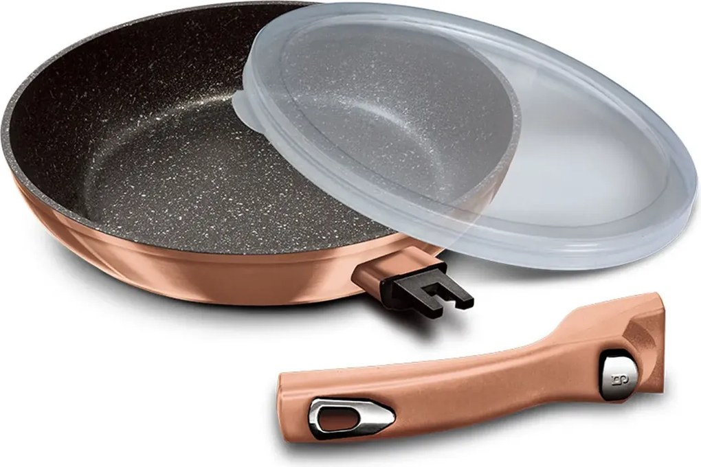 Złota patelnia z odpinaną rączką 28cm D2-R62