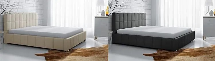 Łóżko tapicerowane Acent 2X 160x200 - 44 kolory