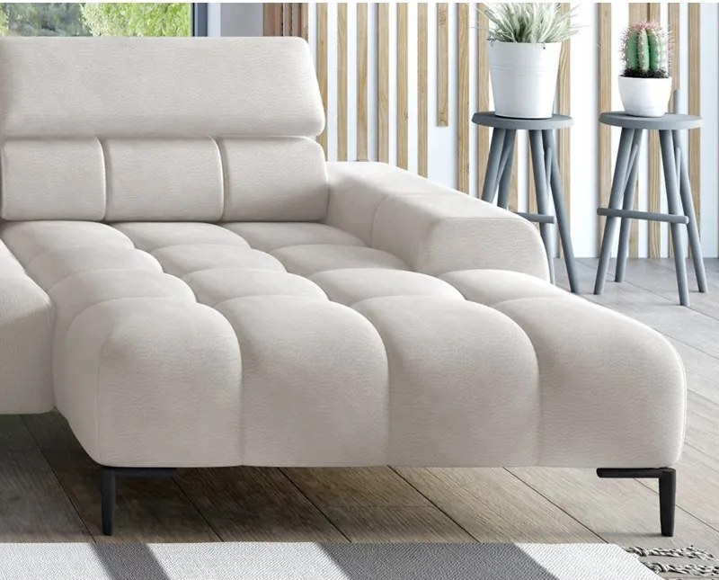 Narożnik PLAZA XL z elektryczną regulacją siedziska WERSAL