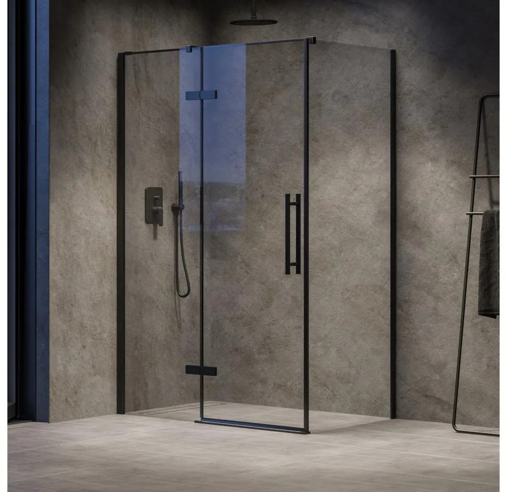 Ravak - Kabina prysznicowa COOL 110x80 cm czarna
