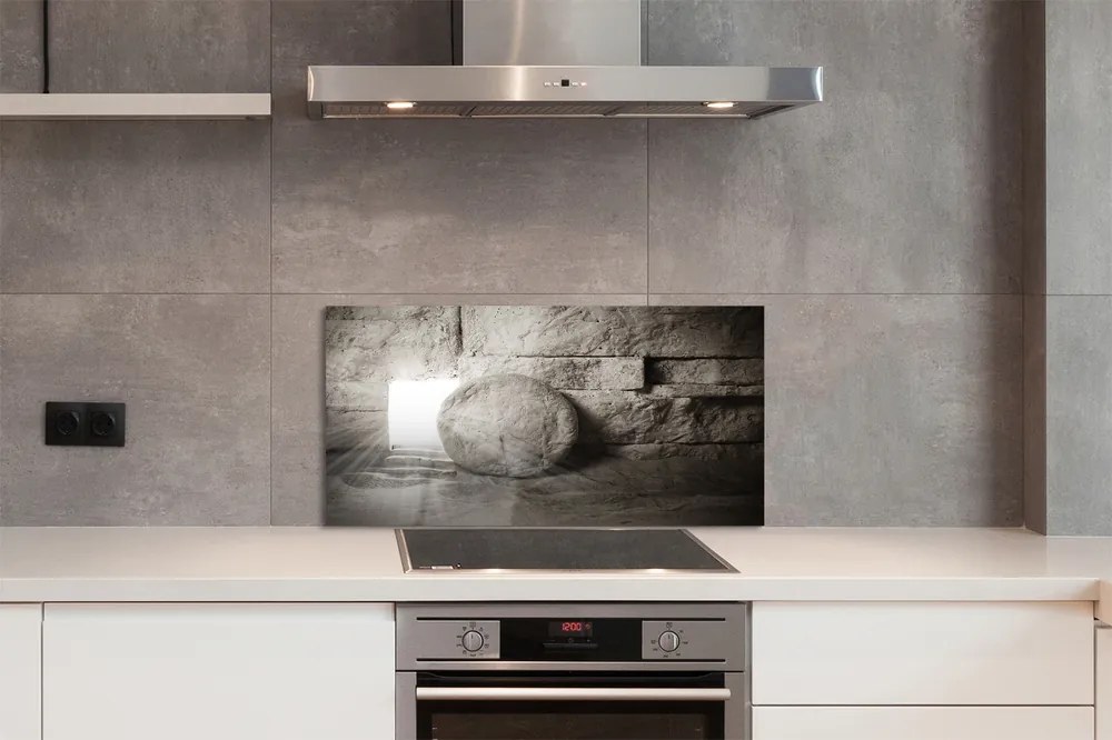 Szklany Panel Mistyczne Światło w Jaskini